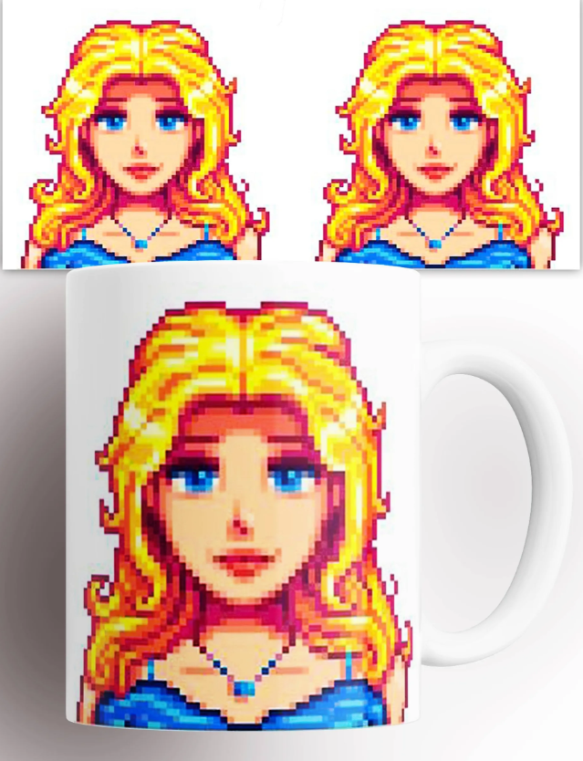 Stardew Valley Villager Pixel  - огляд і ціна Anime Merchandise Mugs